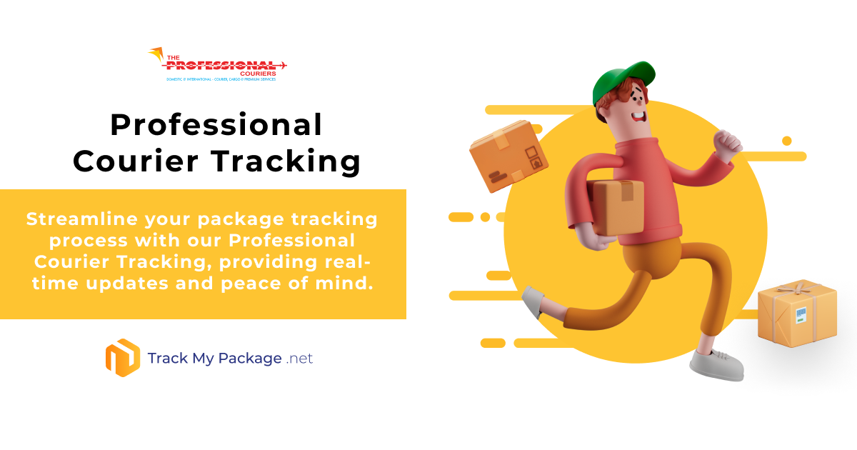 how do i track my professional courier tracking number